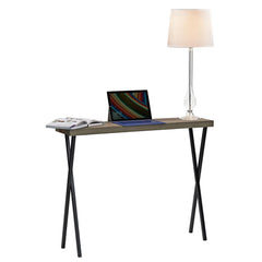 Data Console Table Oak Effect