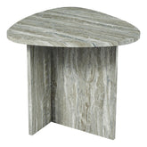 Isidro Side Table Brown Stone Effect