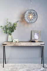 Royan Console Table Concrete Effect