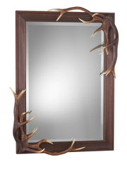 David Hunt Lighting Antler Bevelled Mirror