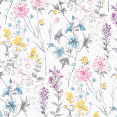 Laura Ashley Wild Meadow Wallpaper Multi