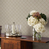 Laura Ashley Mr Jones Wallpaper Dove Grey