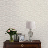 Laura Ashley Annecy Wallpaper Dove Grey