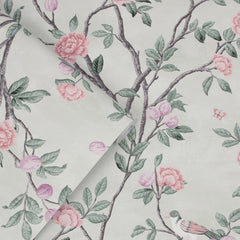 Laura Ashley Eglantine Wallpaper Eau de Nil