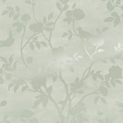 Laura Ashley Eglantine Silhouette Wallpaper Eau de Nil