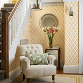 Laura Ashley Florin Wallpaper Gold