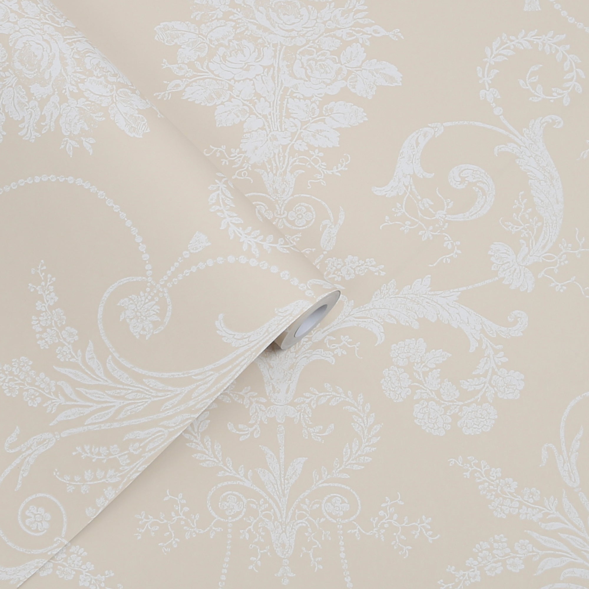 Laura Ashley Josette Wallpaper Linen