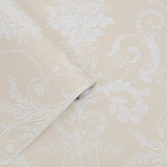 Laura Ashley Josette Wallpaper Linen