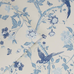 Laura Ashley Summer Palace Wallpaper Royal Blue