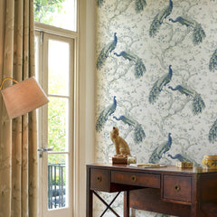 Laura Ashley Belvedere Wallpaper Midnight