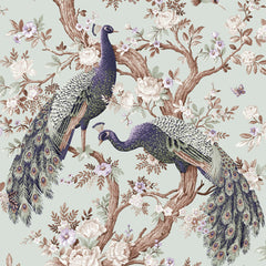 Laura Ashley Belvedere Wallpaper Duck Egg