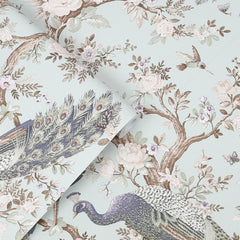 Laura Ashley Belvedere Wallpaper Duck Egg