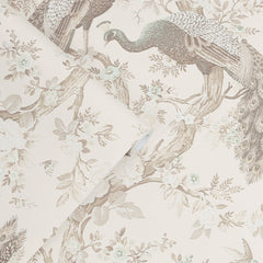 Laura Ashley Belvedere Wallpaper Soft Truffle