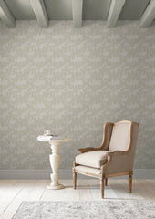 Laura Ashley Burnham Wallpaper Dove Grey