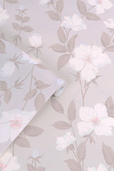Laura Ashley Fleurir Wallpaper Sugared Violet