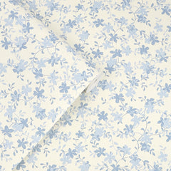 Laura Ashley Misterton Trail Wallpaper Pale Seaspray Blue