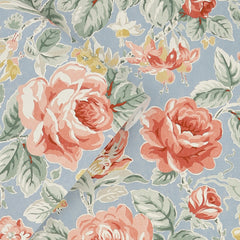 Laura Ashley Wild Roses Wallpaper Ochre Yellow