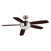 Samal Ceiling Fan Satin nickel Wenge LEDS C4 Forlight