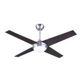 Hawai Ceiling Fan Satin Nickel Wenge LEDS C4 Forlight