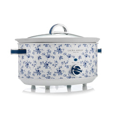 Laura Ashley 6.5L Slow Cooker China Blue