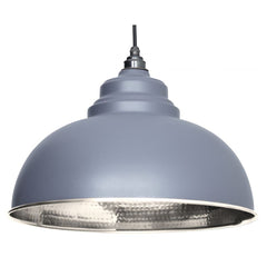 Dark Grey Hammered Nickel Harborne Pendant