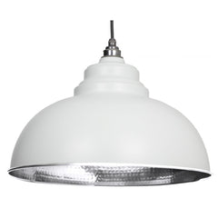 Light Grey Hammered Nickel Harborne Pendant