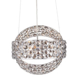 Sewanee 3 Light Pendant Smoked Crystal Polished Chrome Dar Lighting