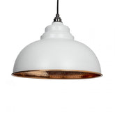 Light Grey Hammered Copper Harborne Pendant