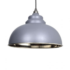 Dark Grey Smooth Nickel Harborne Pendant