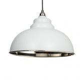 Light Grey Smooth Nickel Harborne Pendant