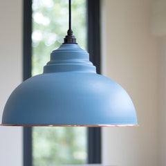 Pale Blue and copper Harborne Pendant