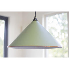 Hockley Pendant in Sage Green From the Anvil