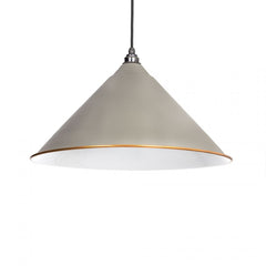 Hockley Pendant in Warm Grey From the Anvil