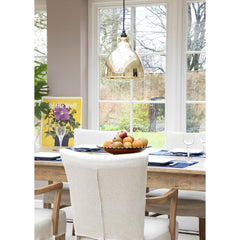 Brindley Pendant in Smooth Brass