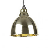 Brindley Pendant in Smooth Brass