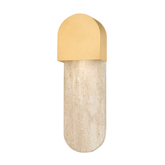 Hobart Wall Sconce Travertine 1851 - AGB