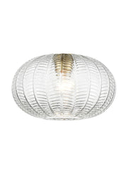 Chevron Clear Glass 260mm x 160mm