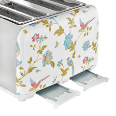 Laura Ashley 4 Slice Toaster Elveden White