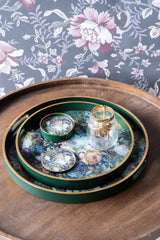 Laura Ashley Mathilde Print Set Of 2 Trays