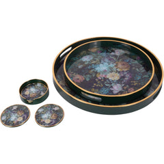 Laura Ashley Mathilde Print Set Of 2 Trays