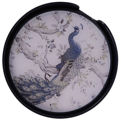 Laura Ashley Belvedere Peacock Print Set Of 4 Coasters