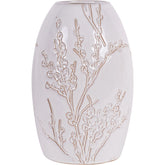 Laura Ashley White Pussywillow Stoneware Vase Large