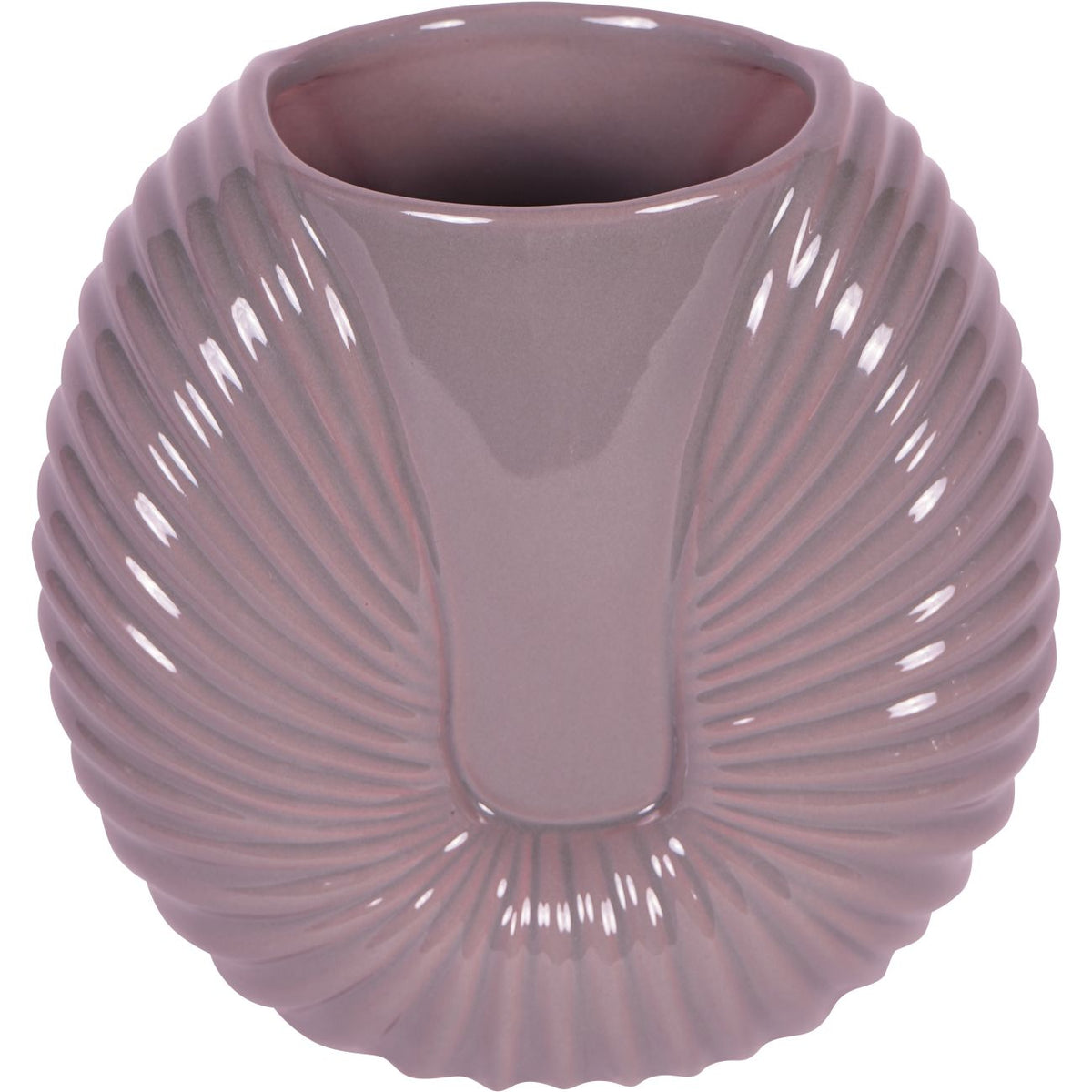 Laura Ashley Pink Harriston Stoneware Conche Vase