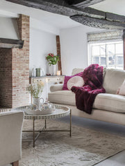 Laura Ashley Dove Grey Northall Circular Tray