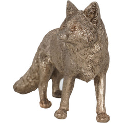 Laura Ashley Antique Gold Standing Fox Sculpture