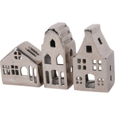 Laura Ashley Hand Crafted House’s Silver Set of 3