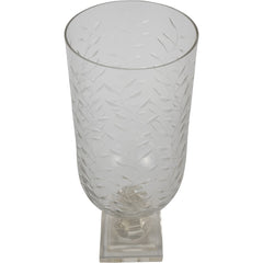 Laura Ashley Glass Cut Hurricane Medium