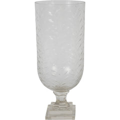 Laura Ashley Glass Cut Hurricane Medium