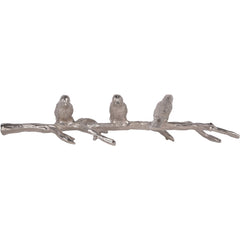 Laura Ashley Silver Marla Perching Birds