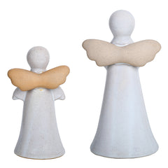 Laura Ashley Set of 2 Ceramic Angels